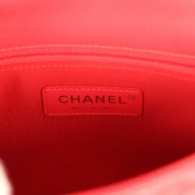 Chanel Chanel Small Flap Bag Red Lambskin Red Enamel Antique Gold Hardware | Thumbnail 9 Chanel Chanel Small Flap Bag Red Lambskin Red Enamel Antique Gold Hardware | Thumbnail 9
