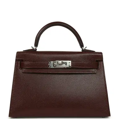 HERMÈS Hermes "Clou De Coeur" Kelly Sellier 20 Terre Chevre Chamkila Palladium Hardware | Thumbnail 2 HERMÈS Hermes "Clou De Coeur" Kelly Sellier 20 Terre Chevre Chamkila Palladium Hardware | Thumbnail 2