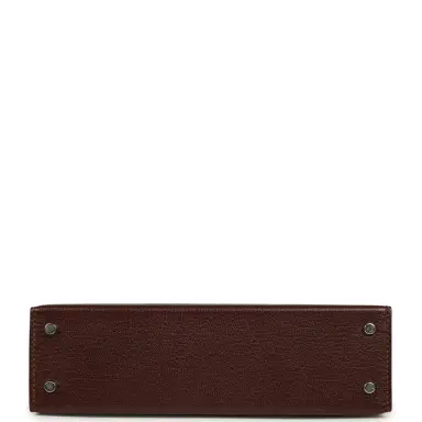 HERMÈS Hermes "Clou De Coeur" Kelly Sellier 20 Terre Chevre Chamkila Palladium Hardware | Thumbnail 7 HERMÈS Hermes "Clou De Coeur" Kelly Sellier 20 Terre Chevre Chamkila Palladium Hardware | Thumbnail 7