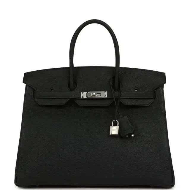 Hermes Birkin 35 Black Togo Palladium Hardware Hermes Birkin 35 Black Togo Palladium Hardware