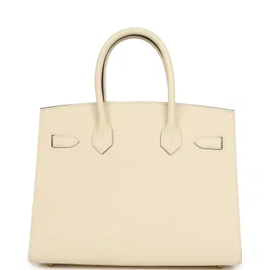 HERMÈS Hermes Birkin Sellier 30 Nata Epsom Gold Hardware | Thumbnail 4 HERMÈS Hermes Birkin Sellier 30 Nata Epsom Gold Hardware | Thumbnail 4