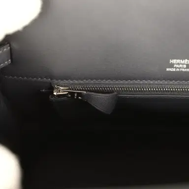 HERMÈS Hermes Birkin Shadow 25 Caban Swift Palladium Hardware | Thumbnail 9 HERMÈS Hermes Birkin Shadow 25 Caban Swift Palladium Hardware | Thumbnail 9