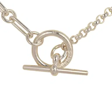 HERMÈS Hermes Chaine D'Ancre Punk Medium Necklace Sterling | Thumbnail 6 HERMÈS Hermes Chaine D'Ancre Punk Medium Necklace Sterling | Thumbnail 6