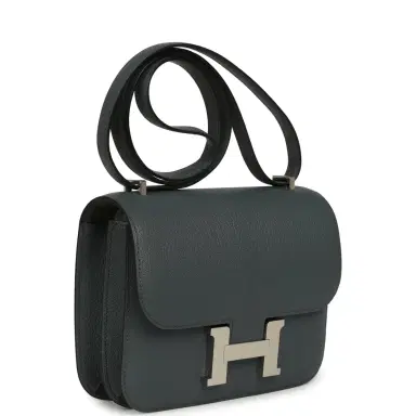 HERMÈS Hermes Constance 18 Carbone Chevre Mysore Palladium Hardware | Thumbnail 2 HERMÈS Hermes Constance 18 Carbone Chevre Mysore Palladium Hardware | Thumbnail 2