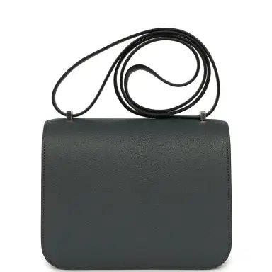 HERMÈS Hermes Constance 18 Carbone Chevre Mysore Palladium Hardware | Thumbnail 4 HERMÈS Hermes Constance 18 Carbone Chevre Mysore Palladium Hardware | Thumbnail 4