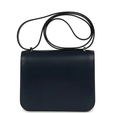 HERMÈS Hermes Constance 18 Clouté Bleu Abysse Box Palladium Hardware | Thumbnail 4 HERMÈS Hermes Constance 18 Clouté Bleu Abysse Box Palladium Hardware | Thumbnail 4