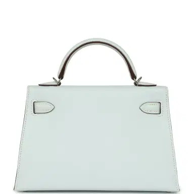 HERMÈS Hermes Kelly Sellier 20 Bleu Brume Epsom Palladium Hardware | Thumbnail 4 HERMÈS Hermes Kelly Sellier 20 Bleu Brume Epsom Palladium Hardware | Thumbnail 4