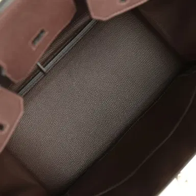 HERMÈS Pre-owned Hermes Birkin 30 Chocolate Togo Palladium Hardware | Thumbnail 8 HERMÈS Pre-owned Hermes Birkin 30 Chocolate Togo Palladium Hardware | Thumbnail 8
