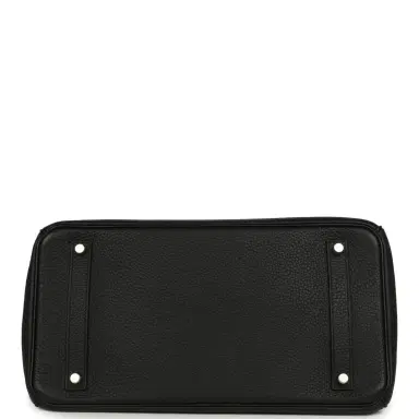HERMÈS Pre-owned Hermes Birkin 35 Black Togo Palladium Hardware | Thumbnail 6 HERMÈS Pre-owned Hermes Birkin 35 Black Togo Palladium Hardware | Thumbnail 6