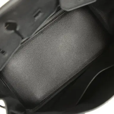 HERMÈS Pre-owned Hermes Birkin 35 Black Togo Palladium Hardware | Thumbnail 8 HERMÈS Pre-owned Hermes Birkin 35 Black Togo Palladium Hardware | Thumbnail 8