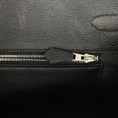 HERMÈS Pre-owned Hermes Birkin 35 Black Togo Palladium Hardware | Thumbnail 9 HERMÈS Pre-owned Hermes Birkin 35 Black Togo Palladium Hardware | Thumbnail 9
