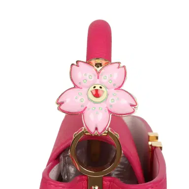 Louis Vuitton Pre-owned Louis Vuitton X Takashi Murakami Cherry Blossom Capucines BB Pink Taurillon Leather Gold Hardware | Thumbnail 4 Louis Vuitton Pre-owned Louis Vuitton X Takashi Murakami Cherry Blossom Capucines BB Pink Taurillon Leather Gold Hardware | Thumbnail 4