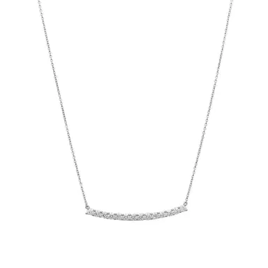 Mémoire Mémoire 18K White Gold Diamond Bar Necklace by The Solist | Thumbnail 1 Mémoire Mémoire 18K White Gold Diamond Bar Necklace by The Solist | Thumbnail 1