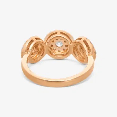 Mémoire Mémoire Diamond Bouquets 18K Rose Gold Engagement Ring Sz. 6.5 by The Solist | Thumbnail 3 Mémoire Mémoire Diamond Bouquets 18K Rose Gold Engagement Ring Sz. 6.5 by The Solist | Thumbnail 3