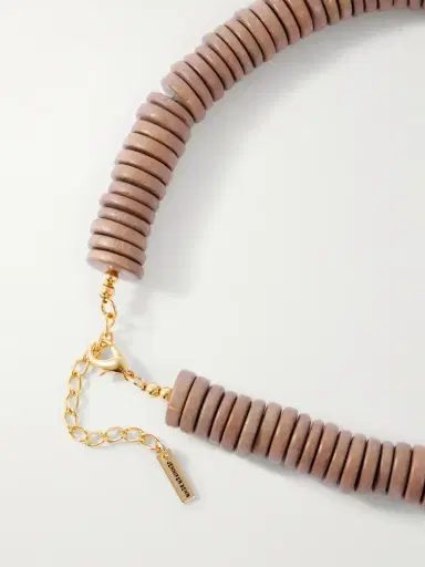 Jennifer Behr Madeira Gold-tone Bead-embellished Wood, Shell And Pearl Necklace | Thumbnail 3 Jennifer Behr Madeira Gold-tone Bead-embellished Wood, Shell And Pearl Necklace | Thumbnail 3