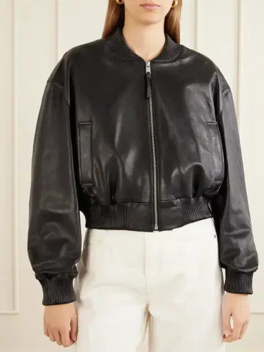 ARMA Hannan Leather Bomber Jacket | Thumbnail 3 ARMA Hannan Leather Bomber Jacket | Thumbnail 3