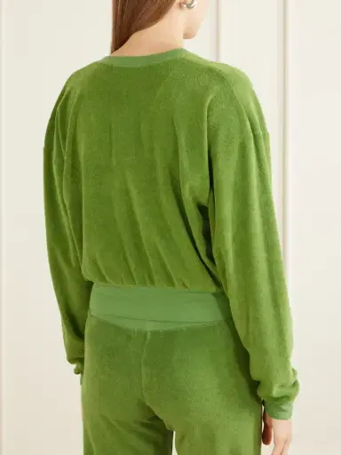 ÉTERNE Cotton-blend Terry Sweatshirt | Thumbnail 3 ÉTERNE Cotton-blend Terry Sweatshirt | Thumbnail 3