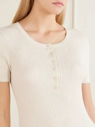 Nili Lotan Francene Ribbed Wool And Silk-blend Top | Thumbnail 5 Nili Lotan Francene Ribbed Wool And Silk-blend Top | Thumbnail 5
