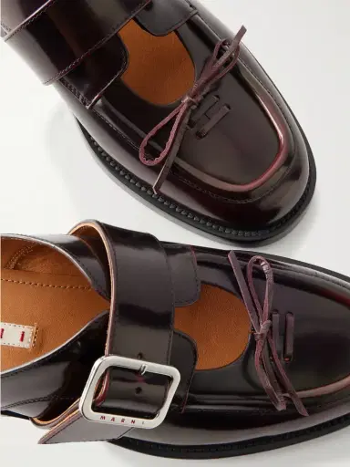 Marni Sabot Leather Slip-ons | Thumbnail 5 Marni Sabot Leather Slip-ons | Thumbnail 5