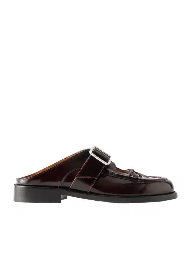 Marni Sabot Leather Slip-ons | Thumbnail 1 Marni Sabot Leather Slip-ons | Thumbnail 1