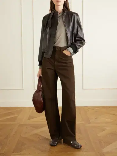Lemaire Croissant Paneled Leather Shoulder Bag | Thumbnail 3 Lemaire Croissant Paneled Leather Shoulder Bag | Thumbnail 3