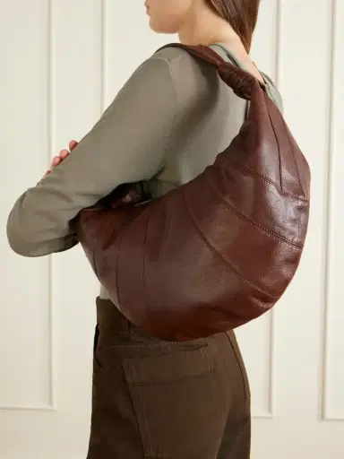 Lemaire Croissant Paneled Leather Shoulder Bag | Thumbnail 5 Lemaire Croissant Paneled Leather Shoulder Bag | Thumbnail 5