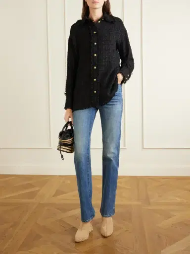 Balmain Cotton-blend Tweed Shirt | Thumbnail 2 Balmain Cotton-blend Tweed Shirt | Thumbnail 2