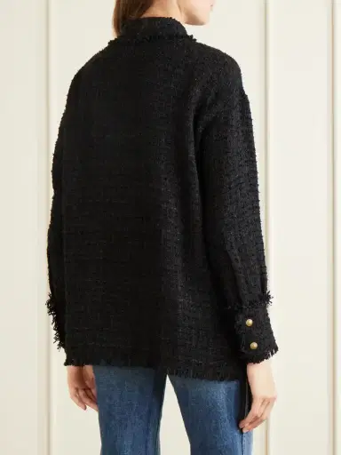 Balmain Cotton-blend Tweed Shirt | Thumbnail 4 Balmain Cotton-blend Tweed Shirt | Thumbnail 4
