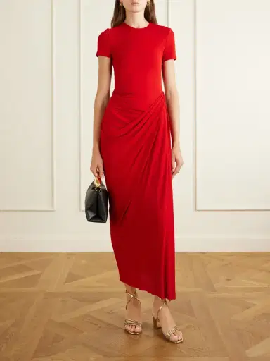 Erdem Draped Crepe Gown | Thumbnail 2 Erdem Draped Crepe Gown | Thumbnail 2