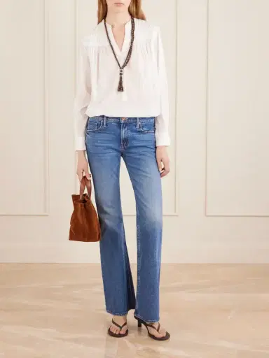 Mother The Jinx Heel Low-rise Flared Jeans | Thumbnail 2 Mother The Jinx Heel Low-rise Flared Jeans | Thumbnail 2