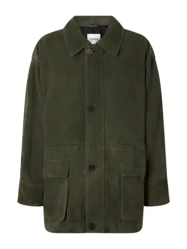 ARMA Maeve Paneled Suede Jacket | Thumbnail 1 ARMA Maeve Paneled Suede Jacket | Thumbnail 1