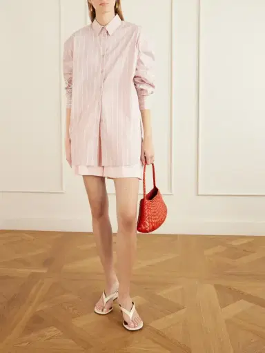 The Frankie Shop Oana Striped Cotton Shirt | Thumbnail 2 The Frankie Shop Oana Striped Cotton Shirt | Thumbnail 2