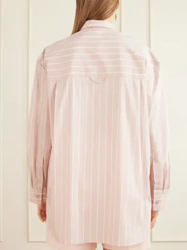 The Frankie Shop Oana Striped Cotton Shirt | Thumbnail 3 The Frankie Shop Oana Striped Cotton Shirt | Thumbnail 3