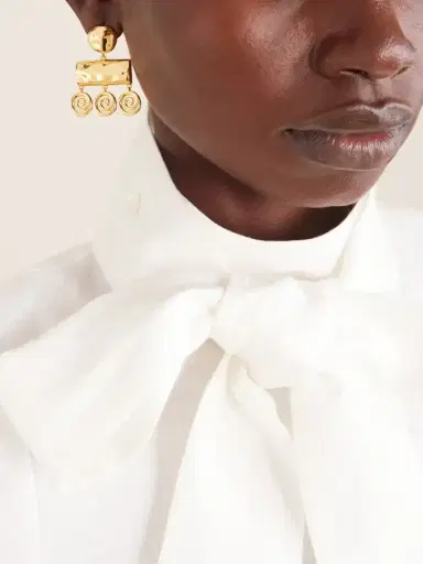 Déhanche Koru Gold-toned Earrings | Thumbnail 2 Déhanche Koru Gold-toned Earrings | Thumbnail 2