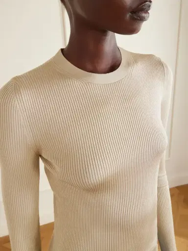 Alaïa Ribbed Silk-blend Top | Thumbnail 5 Alaïa Ribbed Silk-blend Top | Thumbnail 5
