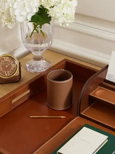 Ralph Lauren Home Brennan Leather Pencil Cup | Thumbnail 2 Ralph Lauren Home Brennan Leather Pencil Cup | Thumbnail 2