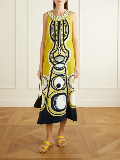 La DoubleJ Totem Cotton Midi Dress | Thumbnail 2 La DoubleJ Totem Cotton Midi Dress | Thumbnail 2