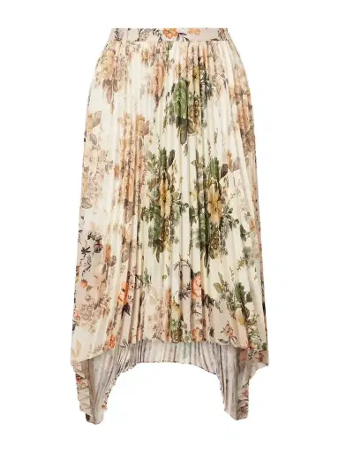Acne Studios Pleated Floral-print Georgette Midi Skirt | Thumbnail 1 Acne Studios Pleated Floral-print Georgette Midi Skirt | Thumbnail 1