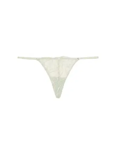 Kiki de Montparnasse Calla Lily Floral-embroidered Mesh Thong | Thumbnail 1 Kiki de Montparnasse Calla Lily Floral-embroidered Mesh Thong | Thumbnail 1