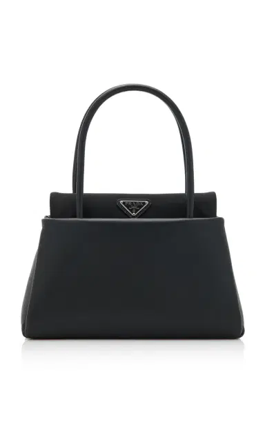 Prada Passage Nylon-Trimmed Leather Bag | Thumbnail 3 Prada Passage Nylon-Trimmed Leather Bag | Thumbnail 3