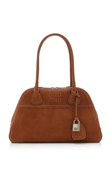 Miu Miu Vivant Suede Bag | Thumbnail 1 Miu Miu Vivant Suede Bag | Thumbnail 1