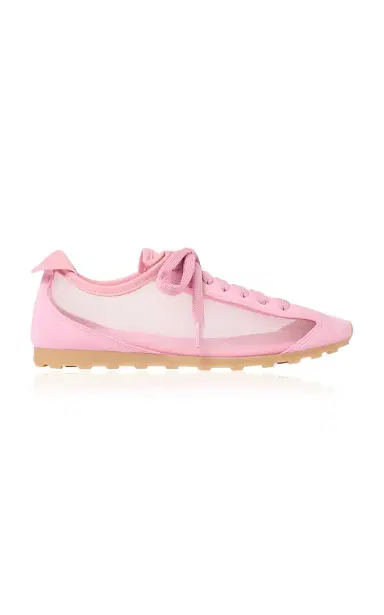 Jacquemus Les Tennis Suede-Tulle Sneakers | Thumbnail 1 Jacquemus Les Tennis Suede-Tulle Sneakers | Thumbnail 1