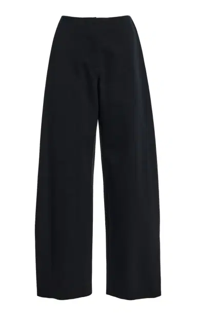 The Row Galileo Wool Barrel-Leg Pants | Thumbnail 1 The Row Galileo Wool Barrel-Leg Pants | Thumbnail 1