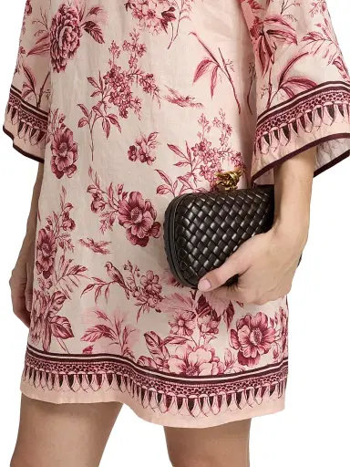 Johnny Was Women's Floral Linen Minidress - Yvessa | Thumbnail 6 Johnny Was Women's Floral Linen Minidress - Yvessa | Thumbnail 6