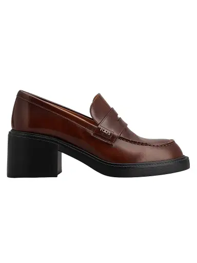 Tod's Women's 60MM Leather Penny Loafers | Thumbnail 1 Tod's Women's 60MM Leather Penny Loafers | Thumbnail 1