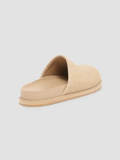 AMIRI Men's MA Monogram Suede Clogs - Tan | Thumbnail 2 AMIRI Men's MA Monogram Suede Clogs - Tan | Thumbnail 2