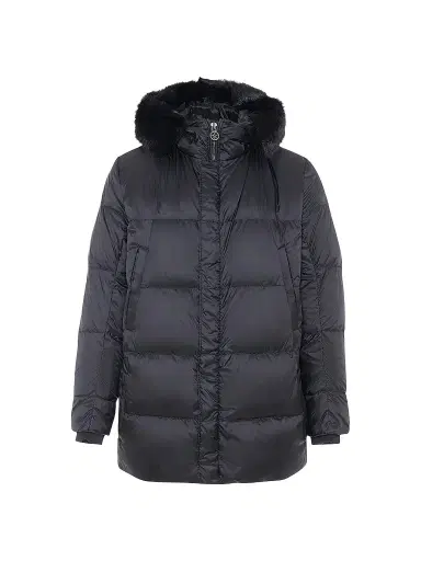 Gorski Men's Apres-Ski Parka with Detachable Toscana Lamb Hood Trim - Black Black - Size XL | Thumbnail 1 Gorski Men's Apres-Ski Parka with Detachable Toscana Lamb Hood Trim - Black Black - Size XL | Thumbnail 1