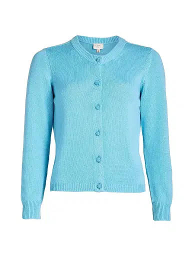Cami NYC Women's Rufina Cotton-Blend Cardigan - Blue Grotto | Thumbnail 1 Cami NYC Women's Rufina Cotton-Blend Cardigan - Blue Grotto | Thumbnail 1
