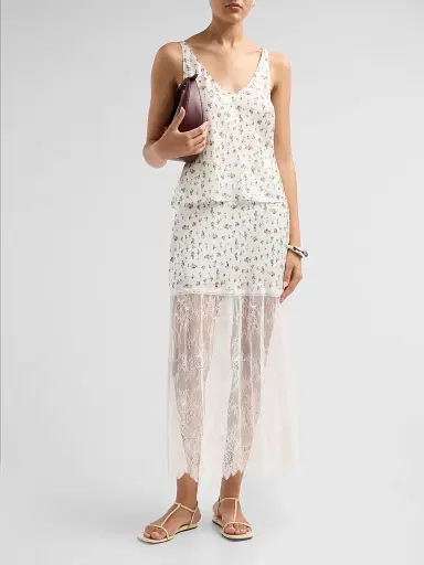 Cami NYC Women's Flo Lace-Trim Midi-Skirt - Fleurette Ditsy | Thumbnail 2 Cami NYC Women's Flo Lace-Trim Midi-Skirt - Fleurette Ditsy | Thumbnail 2