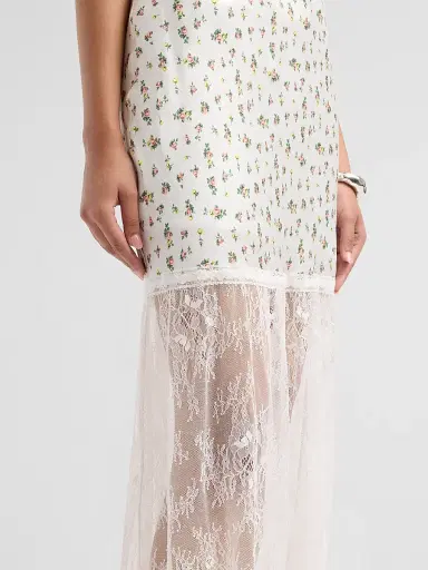 Cami NYC Women's Flo Lace-Trim Midi-Skirt - Fleurette Ditsy | Thumbnail 5 Cami NYC Women's Flo Lace-Trim Midi-Skirt - Fleurette Ditsy | Thumbnail 5